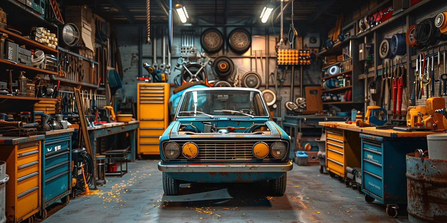 Reklama warsztatu samochodowego 